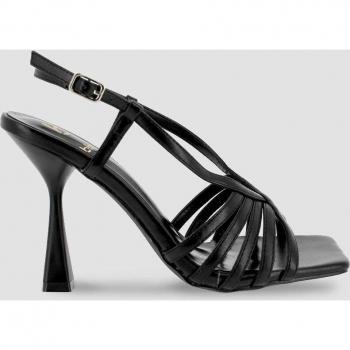 Sandalias de mujer con tiras en negro