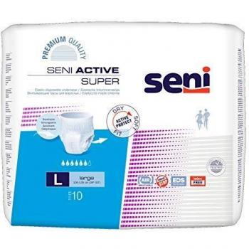 Pantalones Absorbentes Seni Active Super L - Paquete de 10 unidades