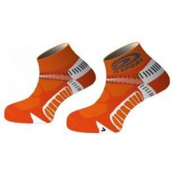 BV Sport Calcetin Running Light One Naranja - 45/47