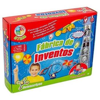 Science4you-5600983600225 Fábrica de Inventos, Juguete Educativo y Científico para Niños +8 Años, Multicolor, única