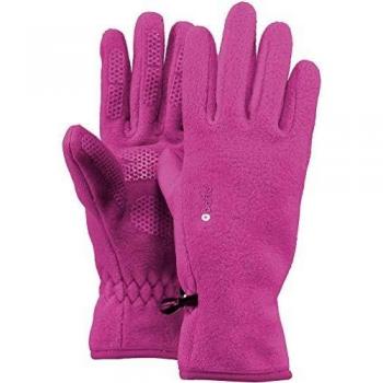 Guantes de Fleece para Niños Barts - Talla 4, Color Rosa, Con Agarre en la Palma