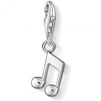Thomas Sabo Charm Club Music Note Charm - Silver Musical Note Charm 0846-001-12