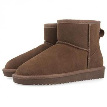 Botas Australianas de Caña Media Taupe para Mujer Forradas de Pelo Gioseppo