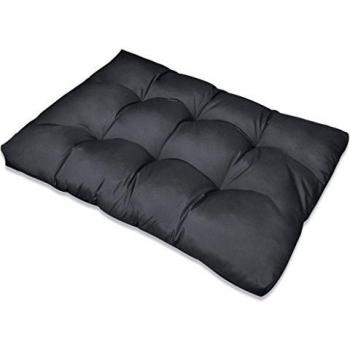 Grey Fabric Pallet Cushion 120x80x12 cm