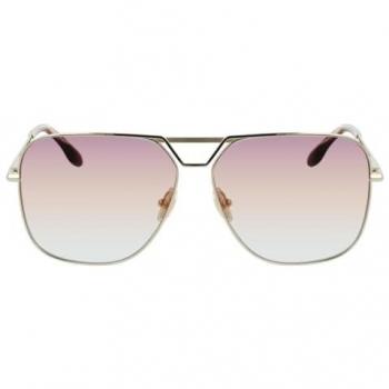 Victoria Beckham VB217S Gold Metal Women's Aviator Sunglasses