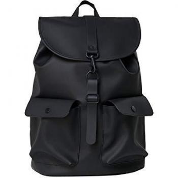 RAINS Camp Backpack Mochila, Mujer, Black, Talla Única