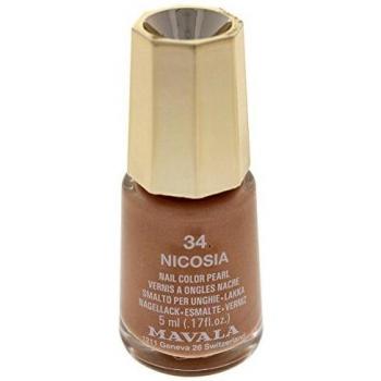 Mavala Mini Nail Polish 34 Nicosia - 5ml, Long-lasting Color, Quick-Drying Formula