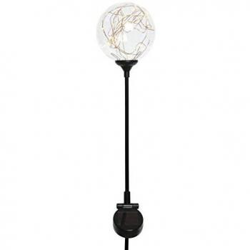 Lámpara LED solar de bolas de cristal para jardín, 10-25 cm, Stecker, klein