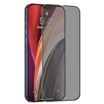 Cristal Templado Confidencial Ultra-resistente Negro Transparente para iPhone 14 Plus/13 Pro Max
