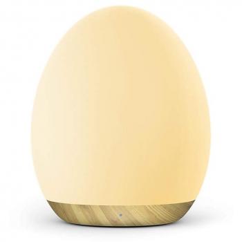 Luz Nocturna Infantil VAVA, Lámpara LED para Niños, 8 Color Cambiante, Control Táctil, Temporizador, Función de Memoria, Modo Nocturna, Cuidado Ojos, Seguro, Regalo para bebé, Niño, Amarillo