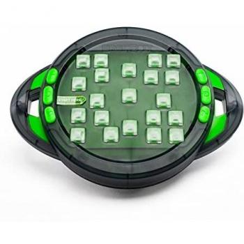 Learning Resources EI-8435 BrainBolt Brain Teaser, Puzzle Ages 7 to 107, Highly Competitive, Mind-Melting Light-Up Memory Game, Educational Insights, Solo or Two Player, for Travel, Black, Green, 20.3