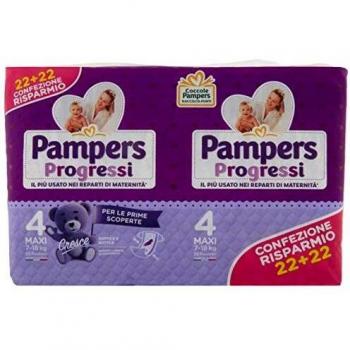 Pampers Progressi Maxi Talla 4 (7-18 Kg) 44 Piezas