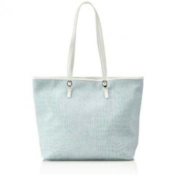 Tamaris IVY Shopper 1435141-810 - Bolso de mano para mujer, color azul, talla 39x30x15 cm