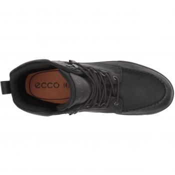 Ecco® Black Leather Boots