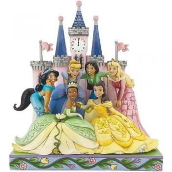 Figura decorativa Enesco Jim Shore 6013075 Disney Traditions - Princesas en castillo