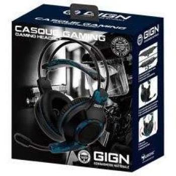 - GIGN - Auriculares para juegos 50 mms con micrófono para PS5 - Xbox X Series - PS4 - Xbox One - PC Nintendo Switch