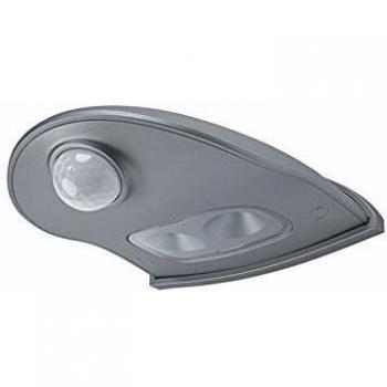 Ledvance DoorLED Down Luz de Orientación LED para Exterior, Plateada, 0.95W, a Pilas