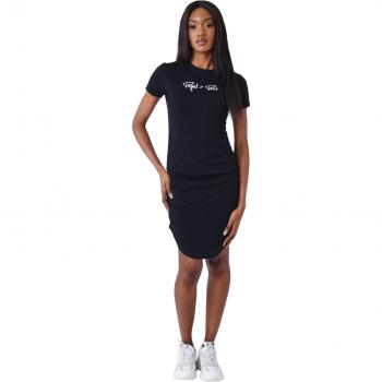 Project X Paris Women's T-Shirt Dress F237709 in Gray and Taupe, Size M