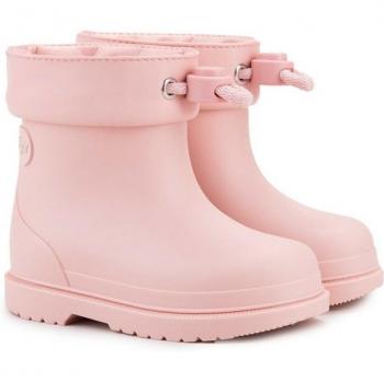 Botas de Agua Niña Igor Euri Rosas con Cordón W10257