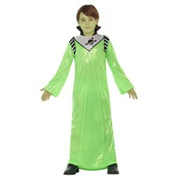 Disfraz Infantil Alien Verde Túnica 5-6 Años