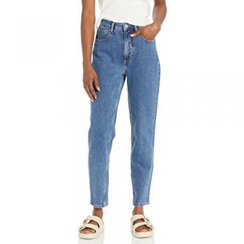 Blau Mom Fit Denim Jeans for Women