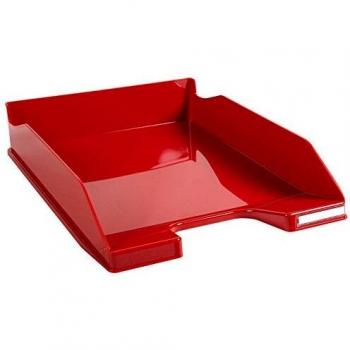 Bandeja de correo Combo Midi Iderama - Rojo carmín brillante (Pack de 6)