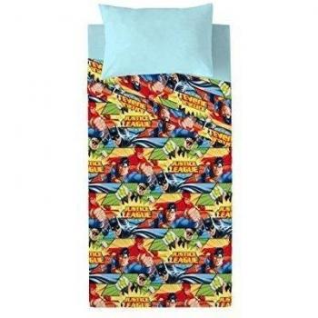 Euromoda Licencias Juego De Sábanas Superman Comic Multicolor 160 x 270 + 145 x 100 cm