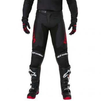 Pantalones de motocross Alpinestars Honda Racer Iconic - Negro Rojo (Talla 38)