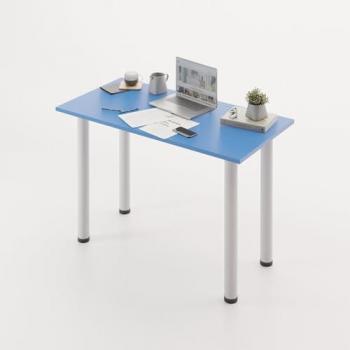 Mesa Escritorio Oyun Paraíso Azul con Patas Blancas (119x60x75 cm)
