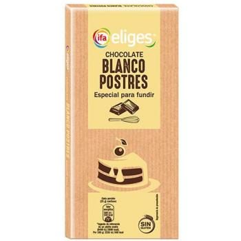 Chocolate Blanco para Fundir IFAELIGES 200 Gramos