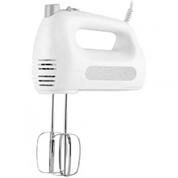 Batidora Amasadora Orbegozo 300 W con 6 Niveles de Velocidad y Turbo, Varillas de Acero Inoxidable