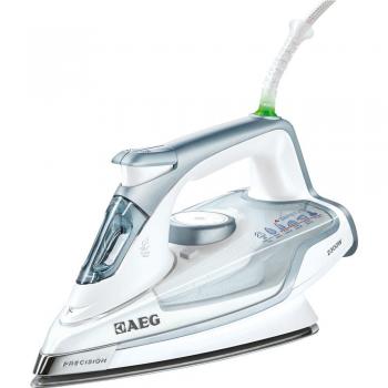 AEG 4 Safety Precision - Plancha de vapor, potencia de 2300 W, 0.35 litros, color azul polar