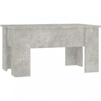 Concrete Gray Engineered Wood Coffee Table 31.1x19.3x16.1