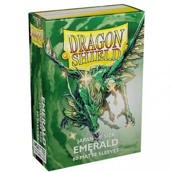 Fundas Dragon Shield Tamaño Japonés (59x86mm) - Esmeralda Mate (60)