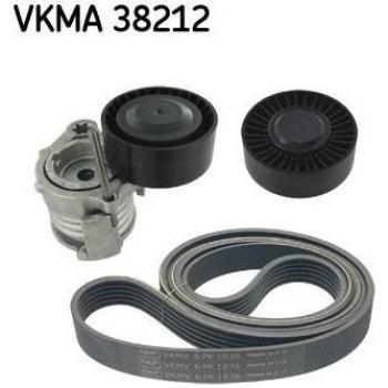 Juego de correas auxiliares SKF V-Ribbed Belt Set VKMA 38212 para BMW: Série 3, Série 1