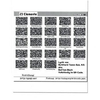 23 Elementos: Lyrik Comprensible Completo en QR-Code (Tapa Blanda)