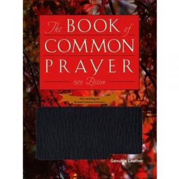 Book of Common Prayer Personal Genuine Leather Black