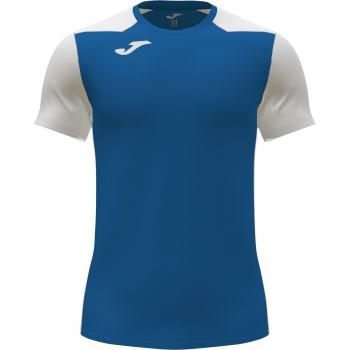 Camiseta de running manga corta hombre Joma Record II color royal blanco