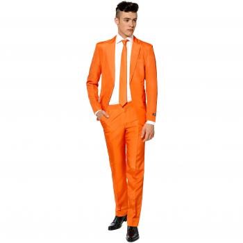 Orange Slim-Fit Men's Costume Suit Set - Size XL