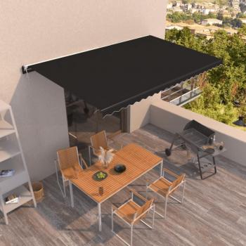 Toldo retráctil automático 500x350 cm Antracita