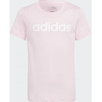 ADIDAS G LIN T CAMISETA NIÑA ROSA/BLANCO