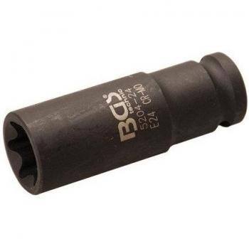 BGS 5204-24 | Llave de vaso de impacto E-Torx, larga | entrada 12,5 mm