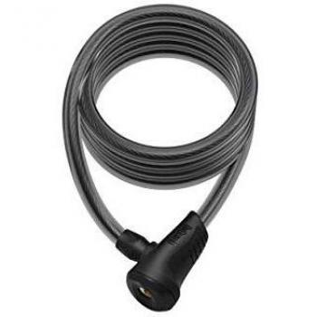 267021VAR - Candado antirrobo espiral NEON 180 CM x 12 MM COLOR NEGRO