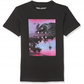 Billabong Cross Section SS tee Shirt para niño, Niño, Cross Section tee SS, Negro, L