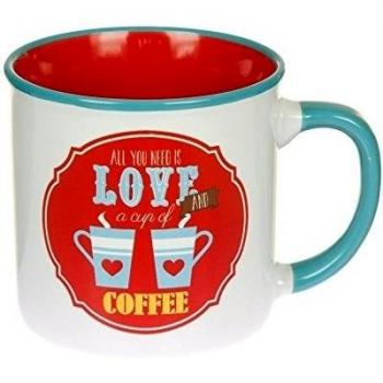 Taza Retro Azul