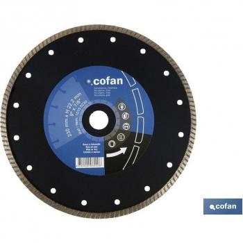 Disco Diamante Turbo Extrafino 125mm para Porcelánico Profesional