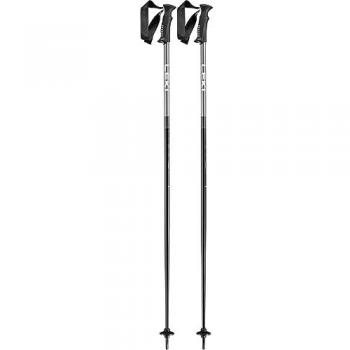 Bastones de esquí Leki Primacy 2024, color gris y negro, tamaño 115 cm, para niños (par)
