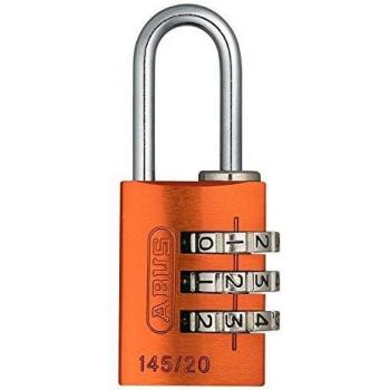 Abus M14223 - Candado Aluminio con combinacion 145 Naranja
