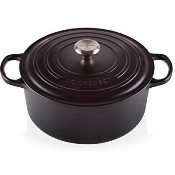 Le Creuset Signature Round Cast Iron Dutch Oven 26 cm - Matte Black, 5.3 Liters