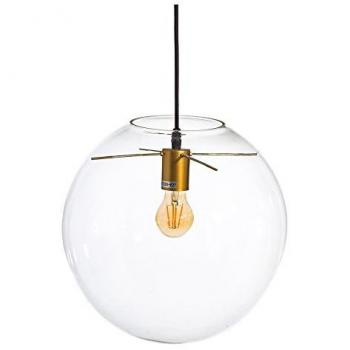 Lámpara de techo cristal transparente vintage 30x30x30 cm Ø 35 cm